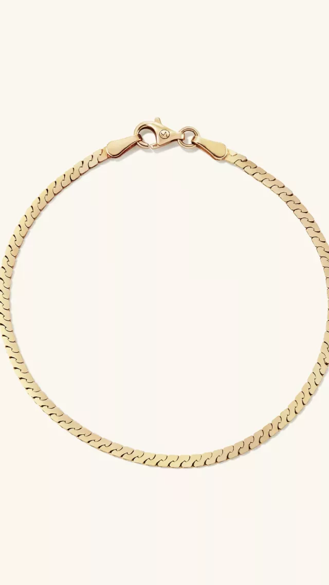 Serpentine Chain Bracelet yellow