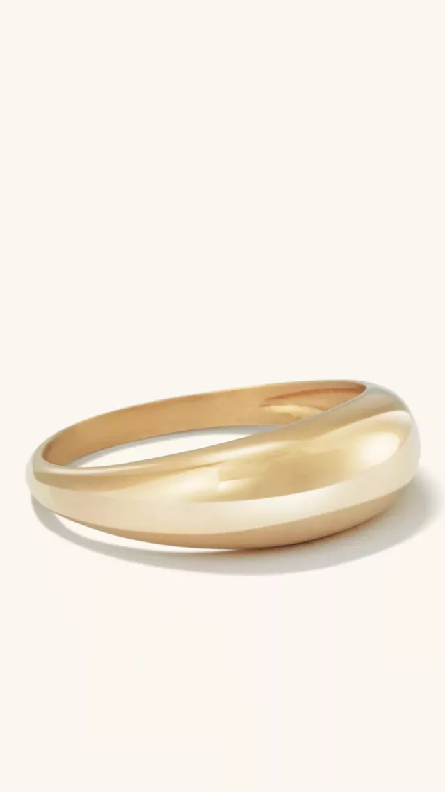 Thin Dome Ring yellow