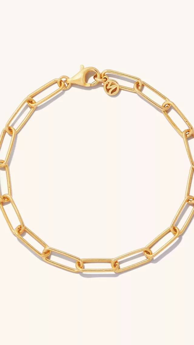 Bold Link Chain Bracelet vermeil