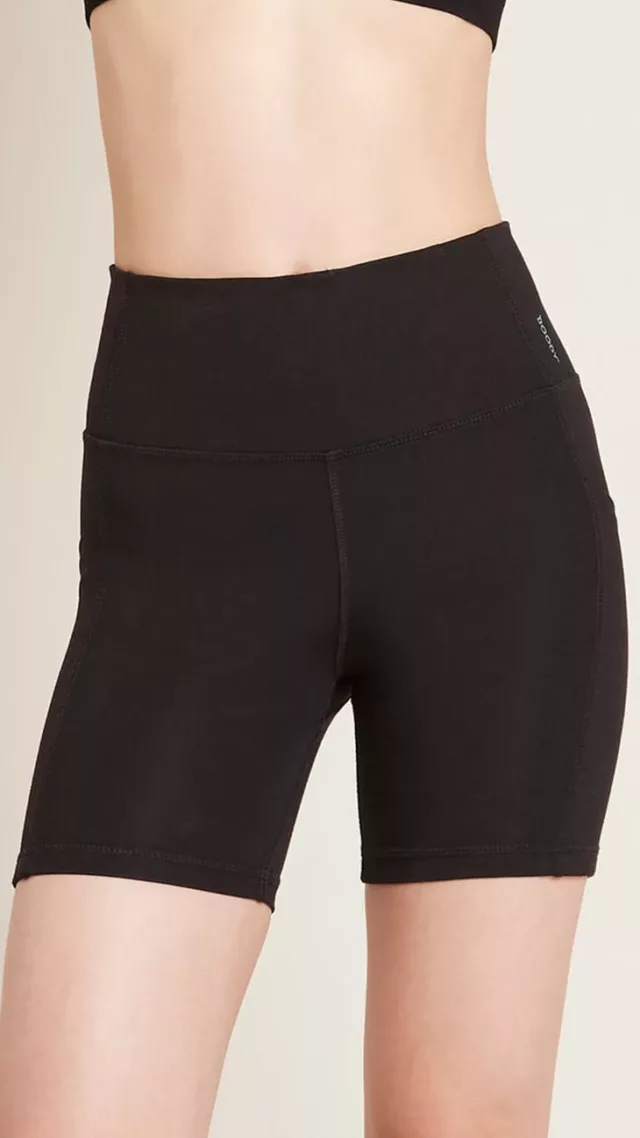 Active High-Waisted 5" Short With Pockets, Black