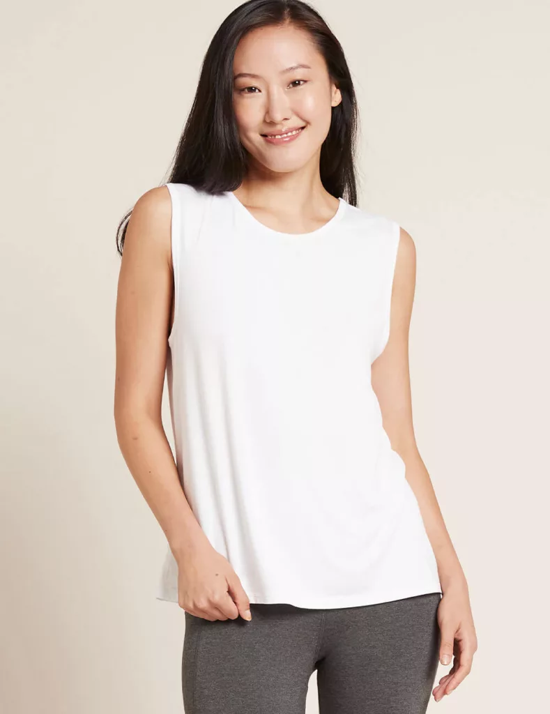 Active Muscle Tank, White