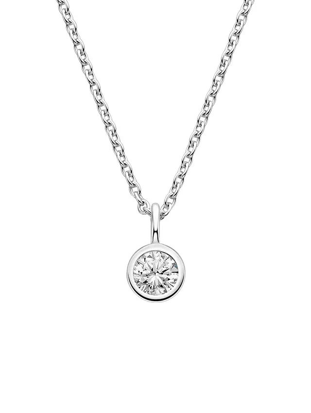 Platinum Dewdrop Pendant