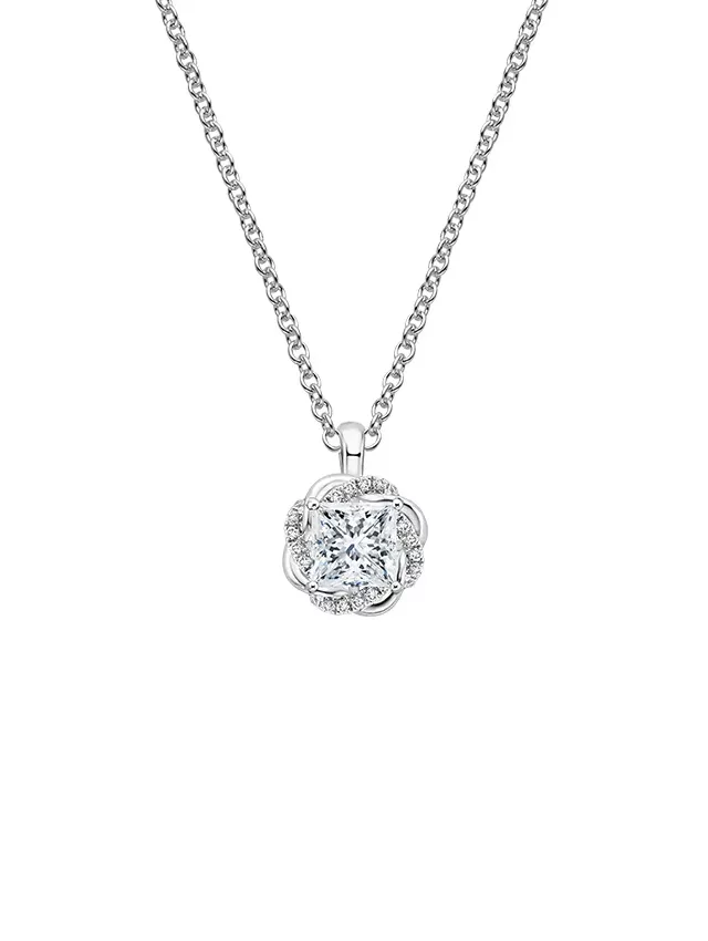 Platinum Oceana Diamond Pendant