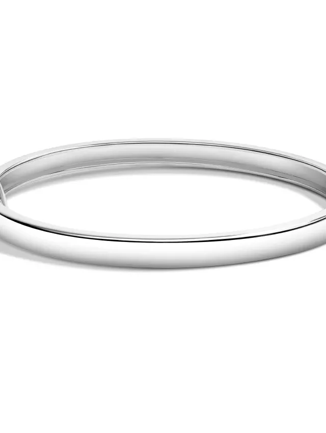Silver Engravable Bangle Bracelet (5mm)