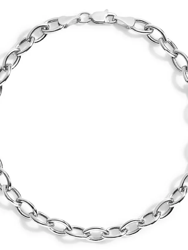 Silver Fia Link Chain Bracelet