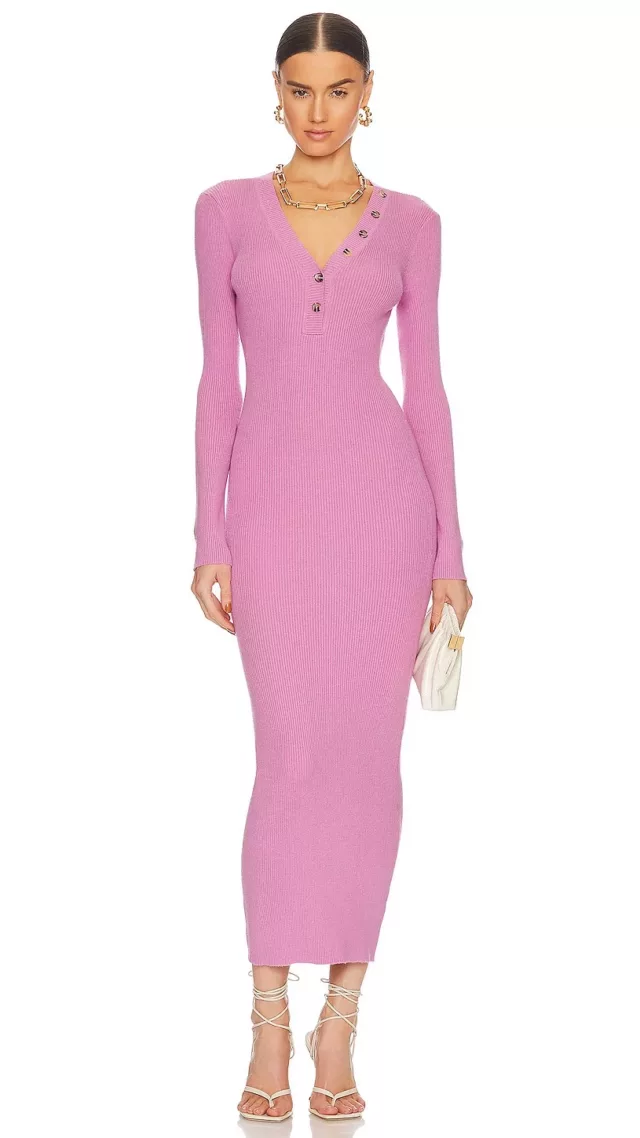 The on again dress in orchid