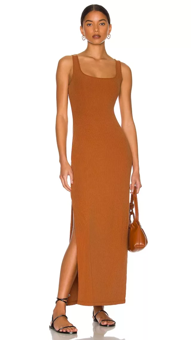 Mara dress in amber