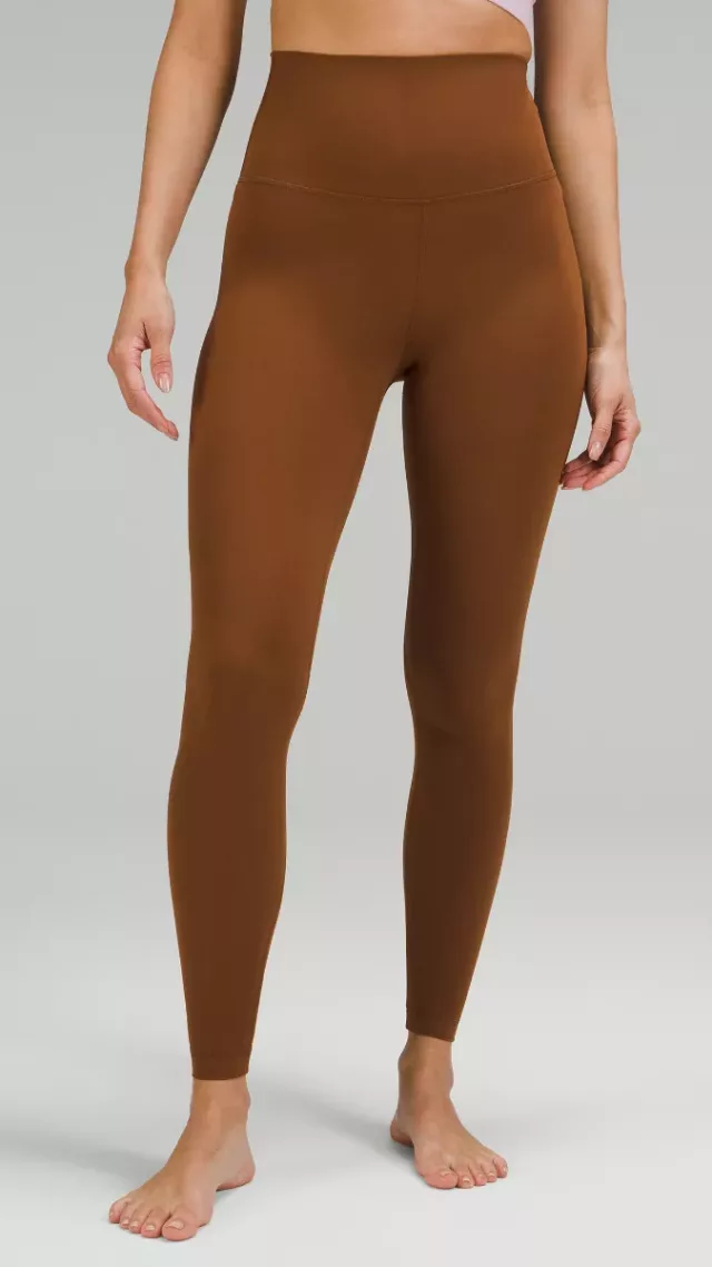 Align™ Super-High-Rise Pants 26" Asia Fit Roasted Brown