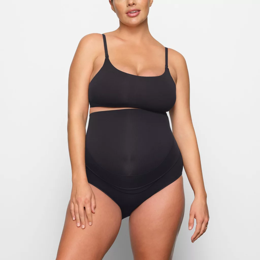 Fits everybody maternity nursing scoop bralette onyx