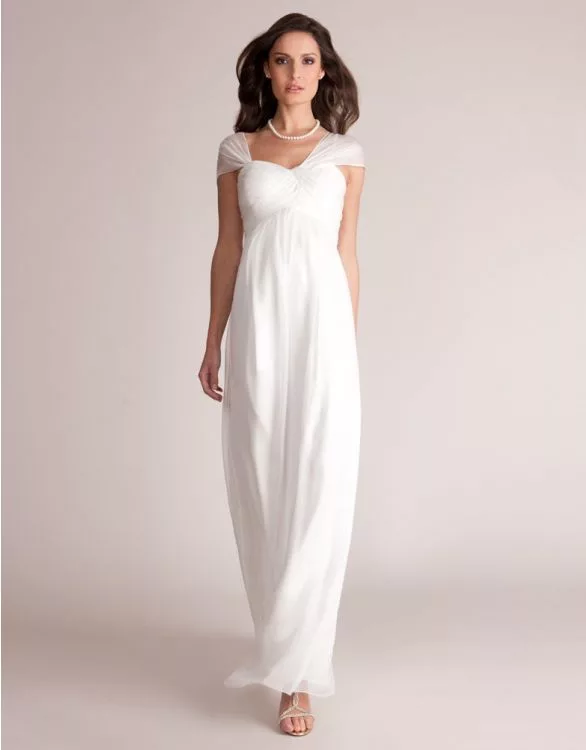 Ivory Multi-Way Grecian Maternity Wedding Dress