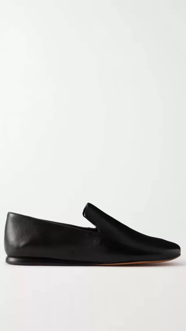 Demi leather loafers Black
