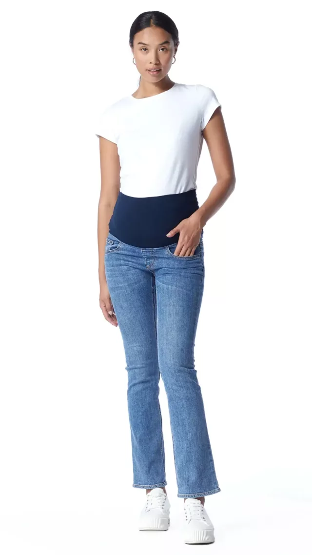 Bootcut Overbelly Jeans Light Blue
