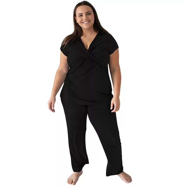 Davy nursing & maternity pajama set Black