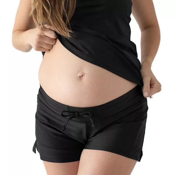 Maternity & postpartum swim shorts Black