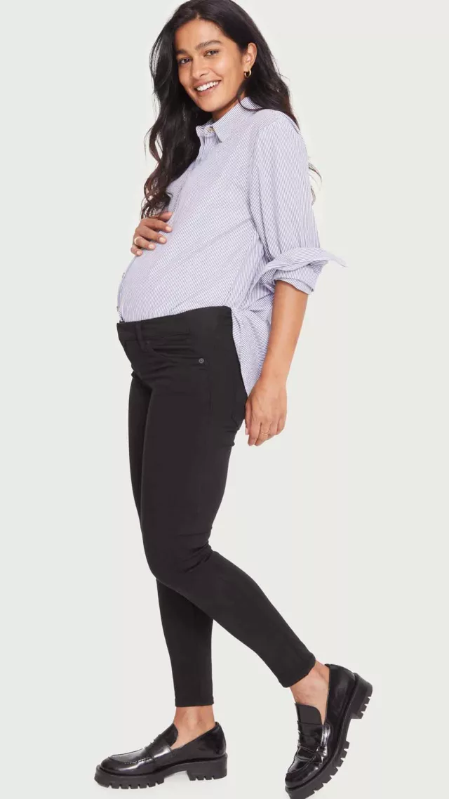 The Slim Maternity Jean, Jet black,