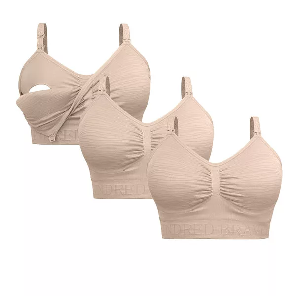 Wash wear spare® pumping bra (3-pack) Beige