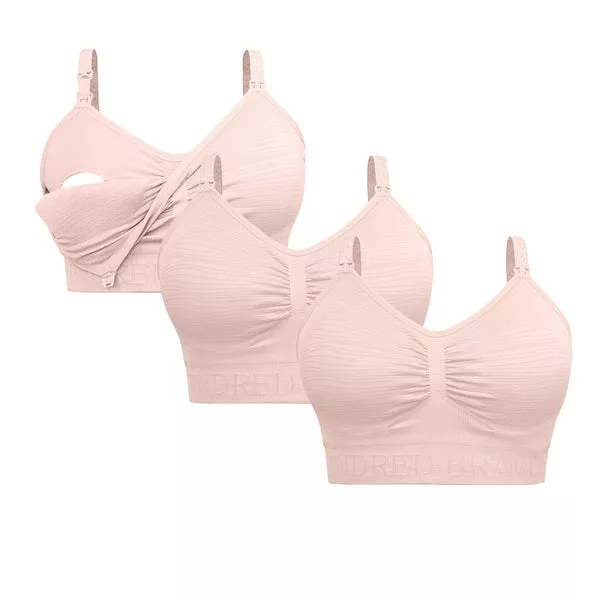 Wash wear spare® pumping bra (3-pack) Pink Heather