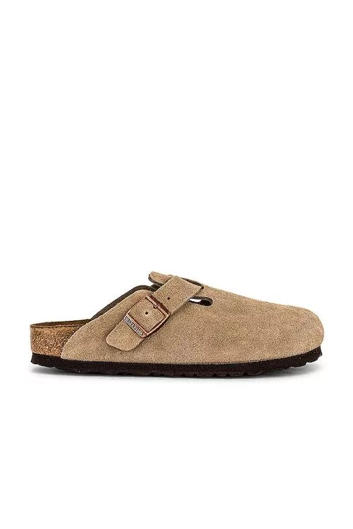 Boston soft footbed clog in taupe