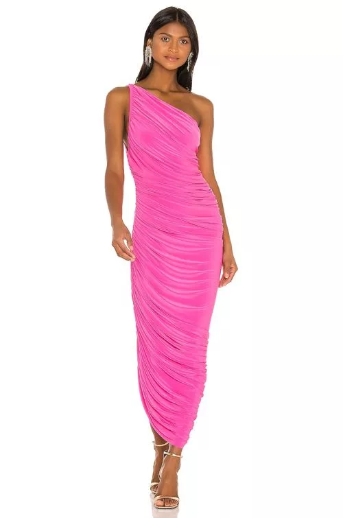 X revolve diana gown in orchid pink