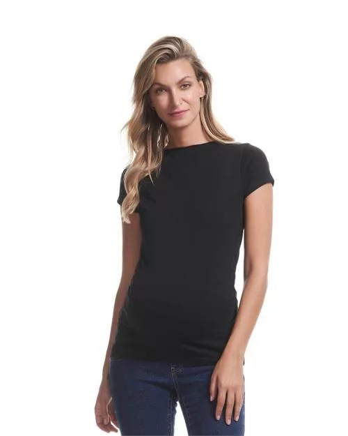 Classic Cotton Maternity T-Shirt | Black