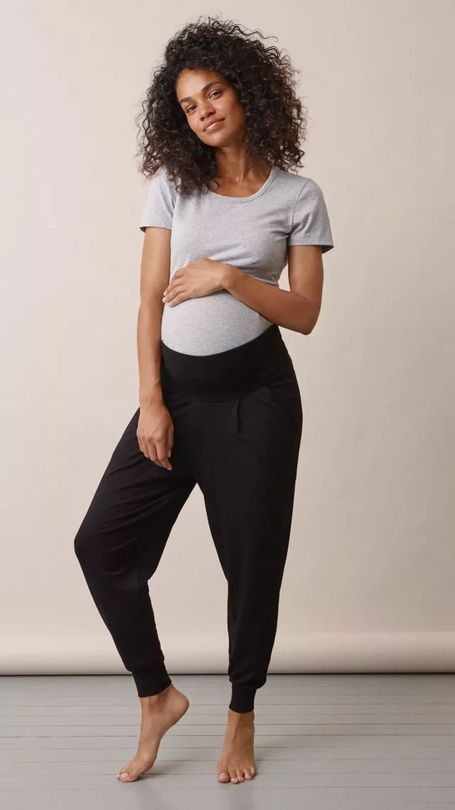 Soft Maternity Pants Black