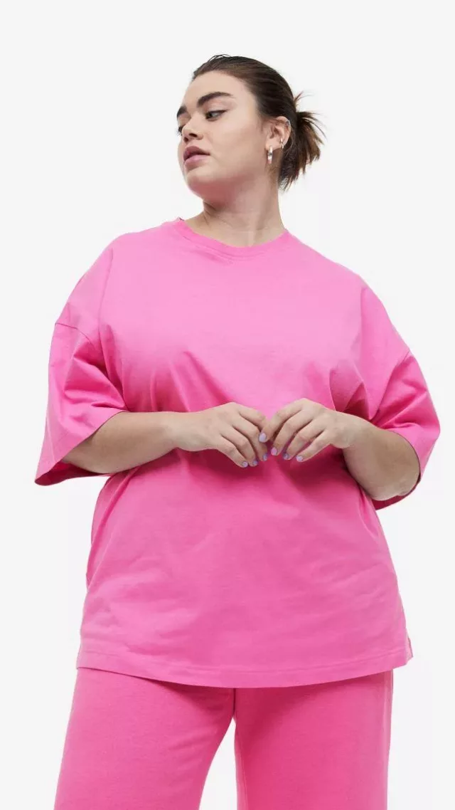 + Oversized T-Shirt Pink