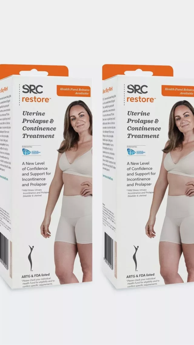 SRC Restore Support Garment-Uterine Prolapse & Continence Treatment-2 Pack