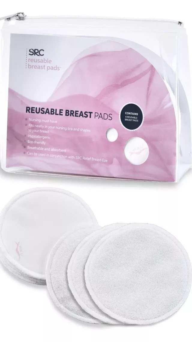SRC Reusable Bamboo Breast Pads - Pack