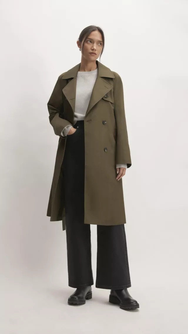 The Cotton Modern Trench Coat Beech