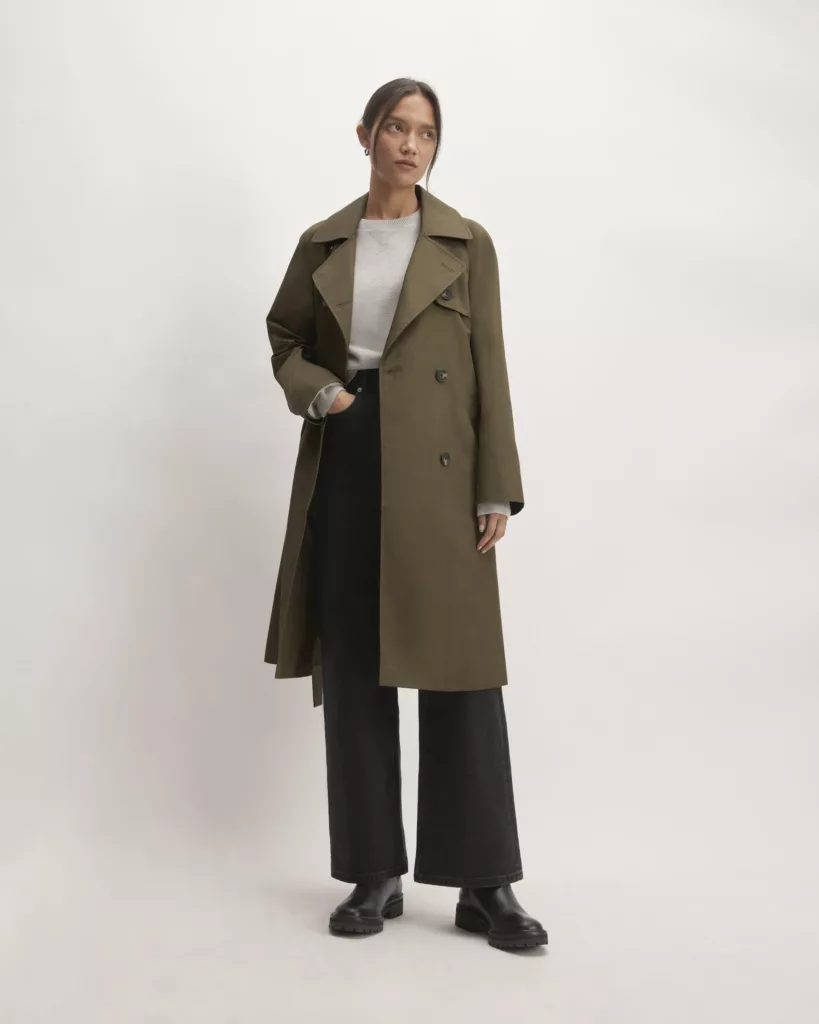 The Cotton Modern Trench Coat Beech