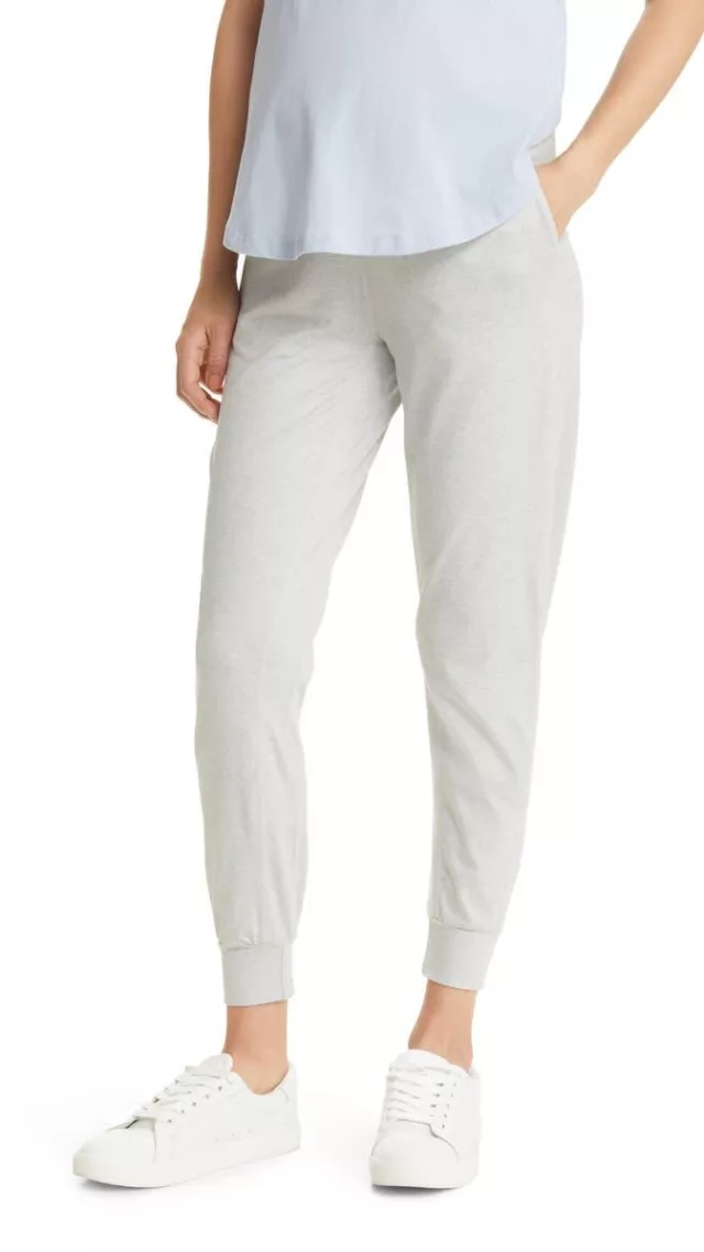 Hayes 27-Inch Maternity Joggers Stone Heather