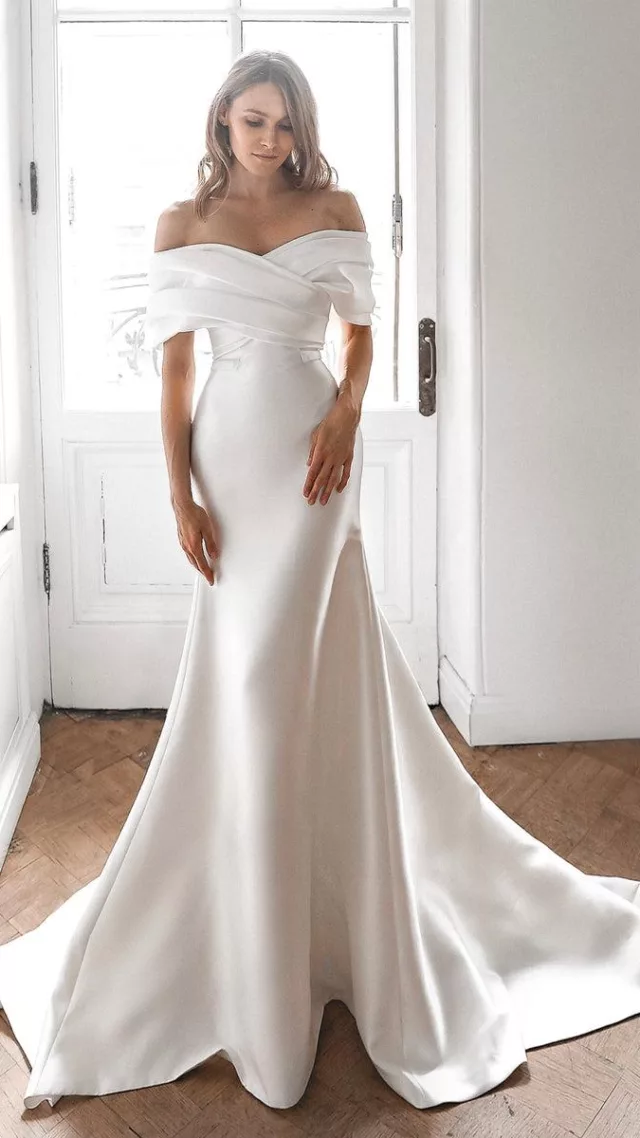Mermaid Wedding Dress Jacqueline Light Ivory