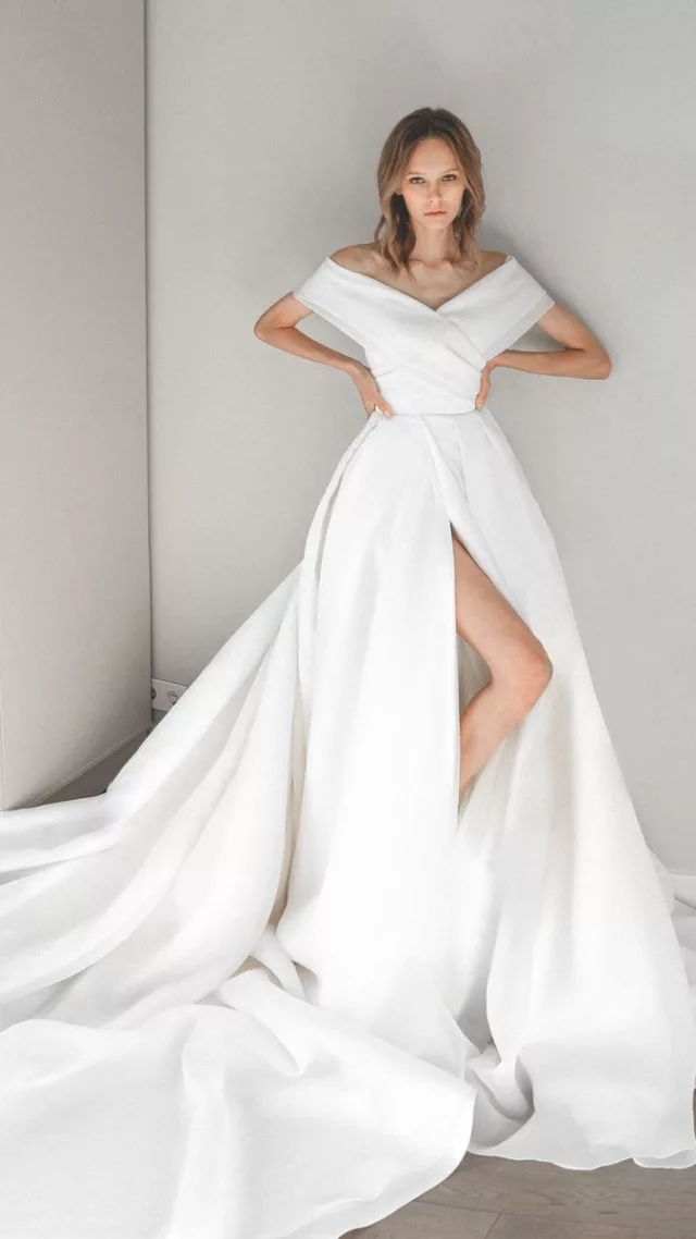 Organza Wedding Dress Cardi Light Ivory