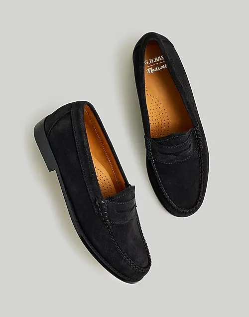 X G.H.Bass Whitney Weejuns® Penny Loafers Black
