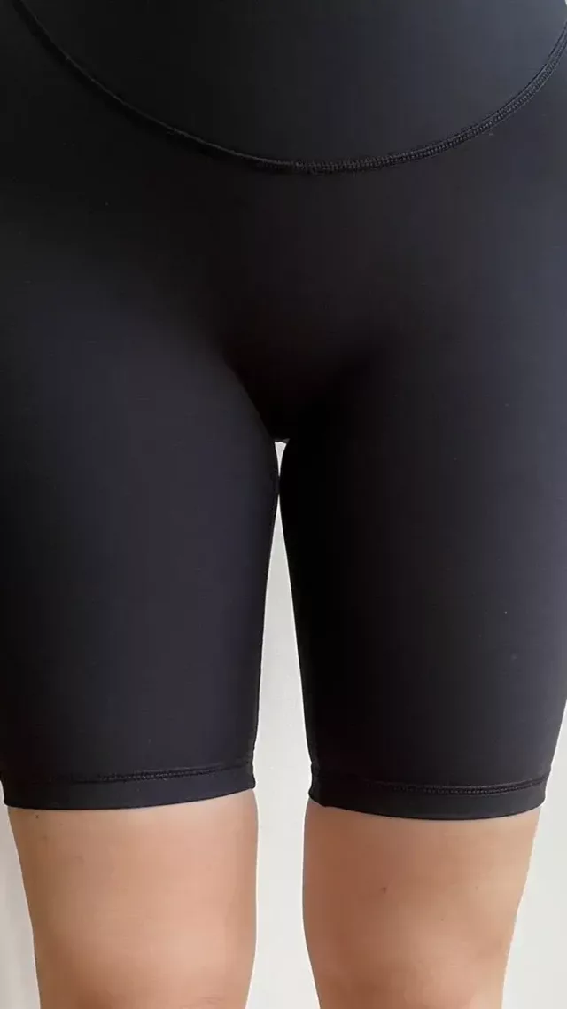 Emama Maternity Long Shorts - Black