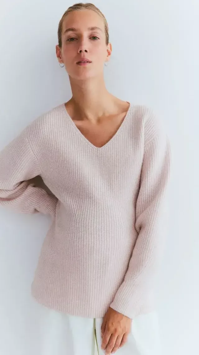 Mama Sweater Powder Pink