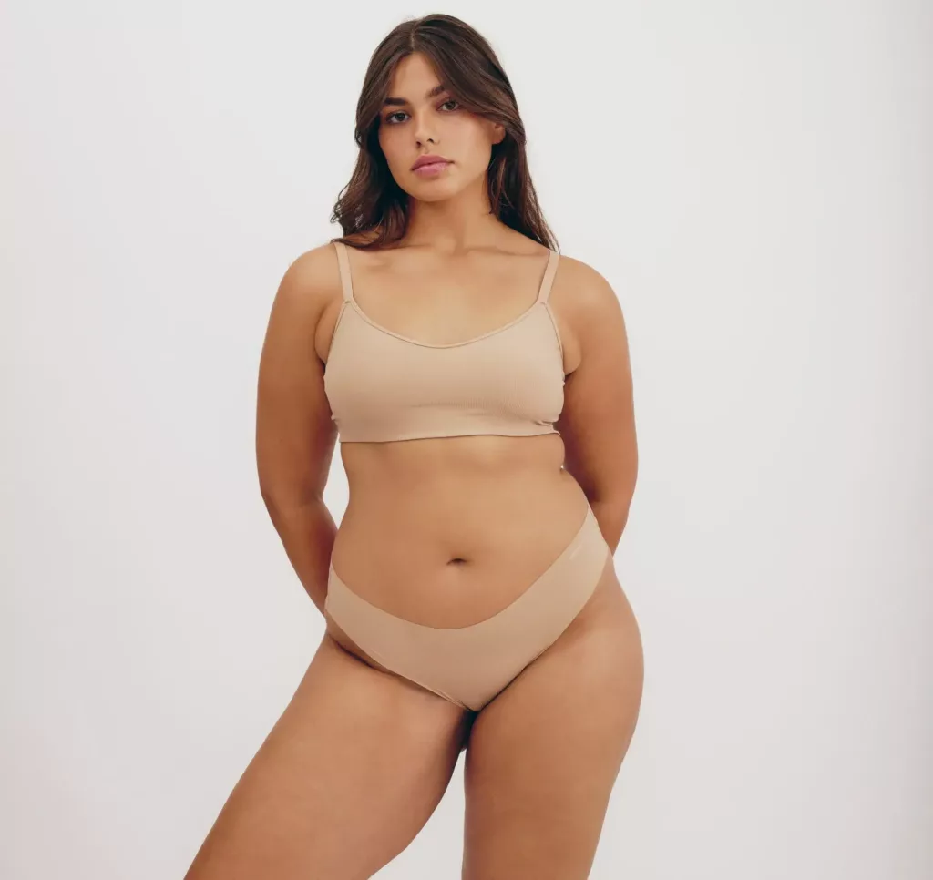 Naked Rib Bralette Hazelnut