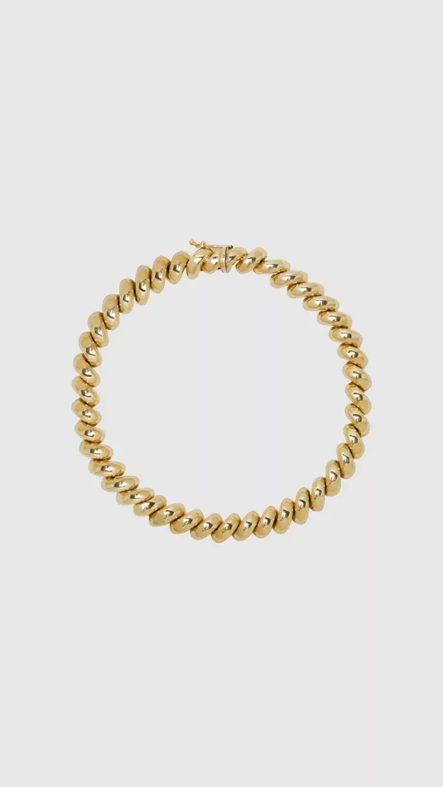Spiral Bracelet K Gold