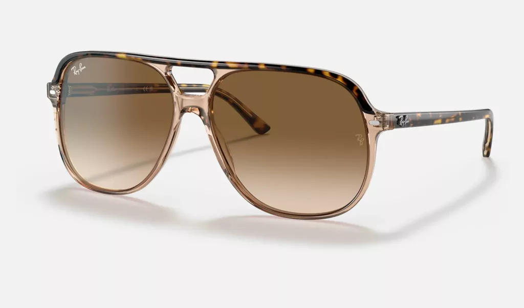 Bill Sunglasses In Havana On Transparent Brown And Light Brown