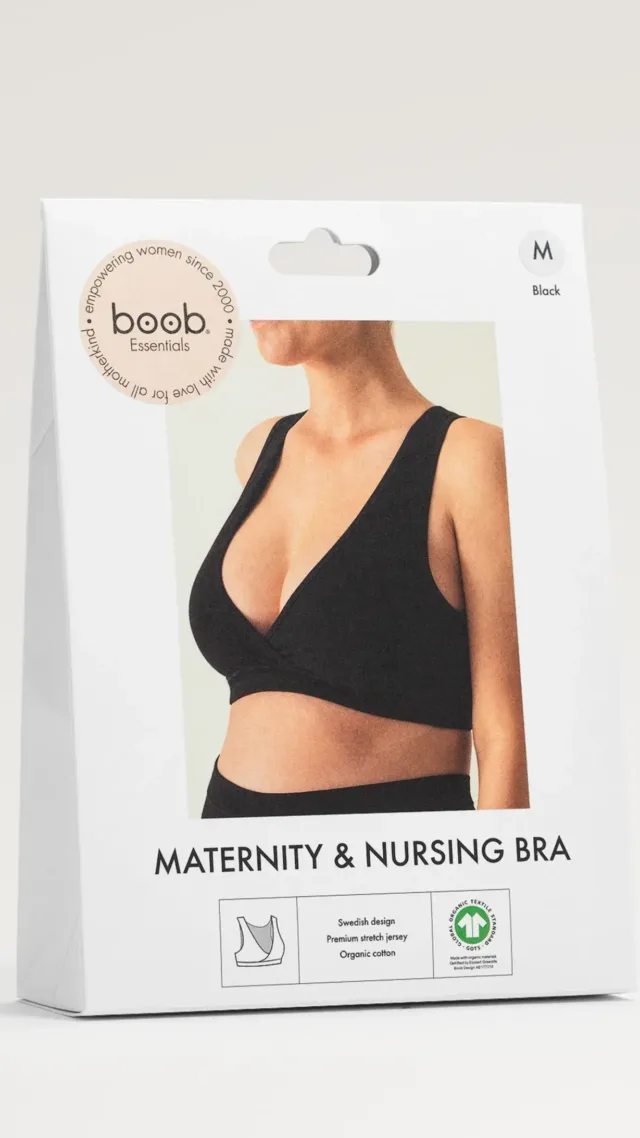Essential Maternity And Nursing Bra Black