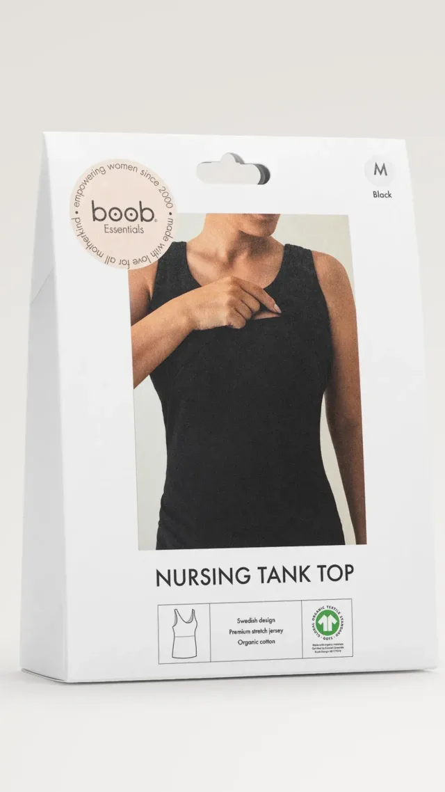 Essential Nursing Tank Top Black