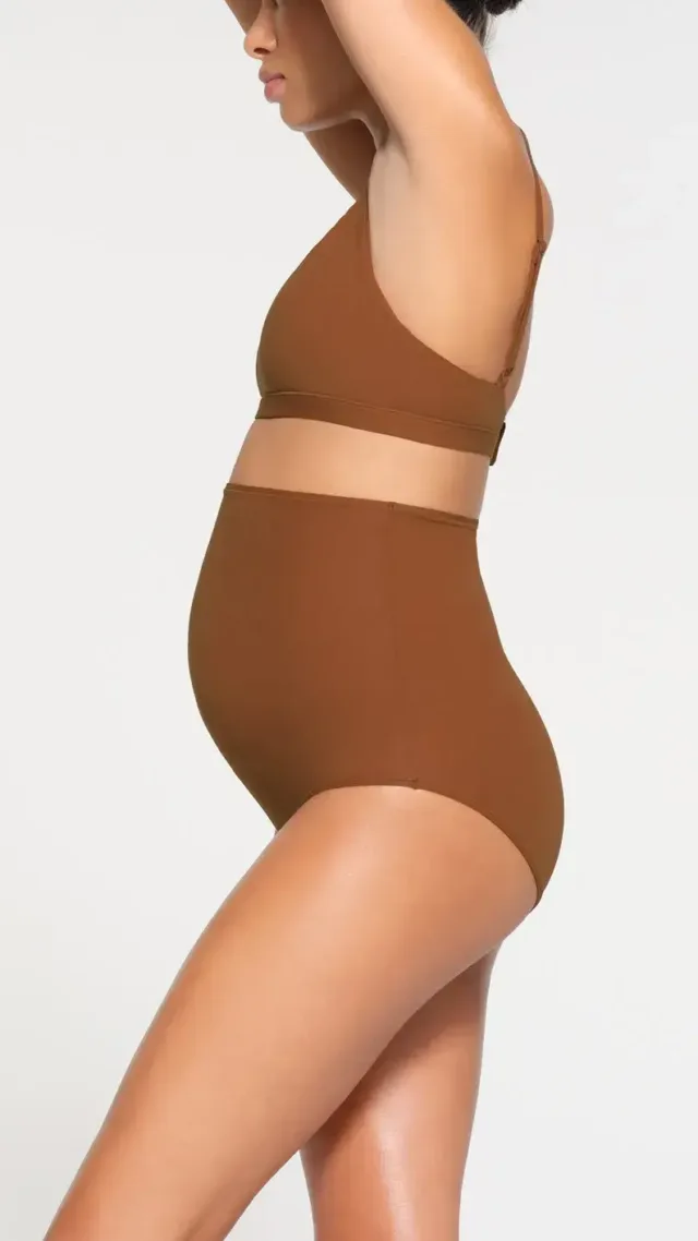 Fits Everybody Maternity High-Waisted Brief | Bronze