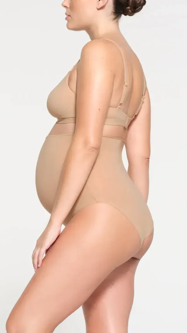 Fits Everybody Maternity High-Waisted Brief | Clay