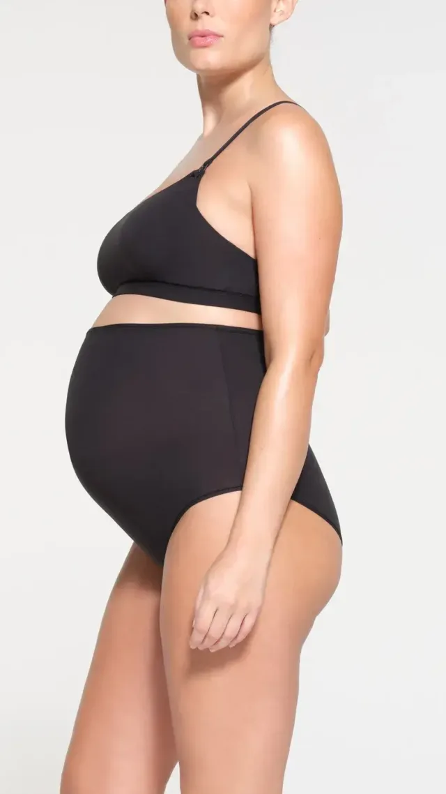 Fits Everybody Maternity High-Waisted Brief | Onyx