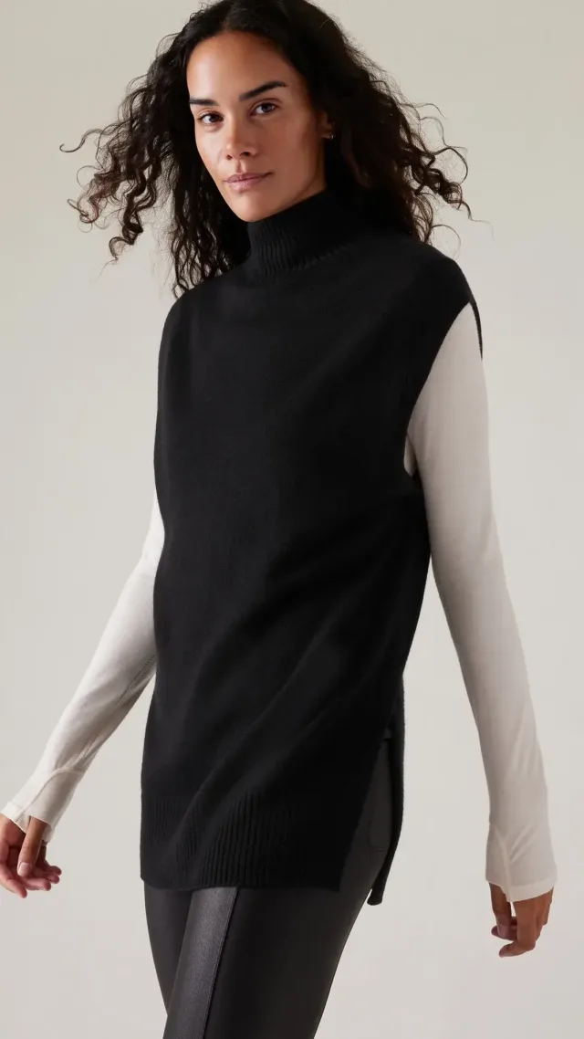 Alpine Tabard Sweater Black