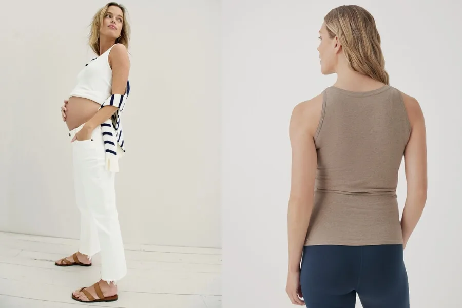 Finding the best maternity tank tops for your growing belly