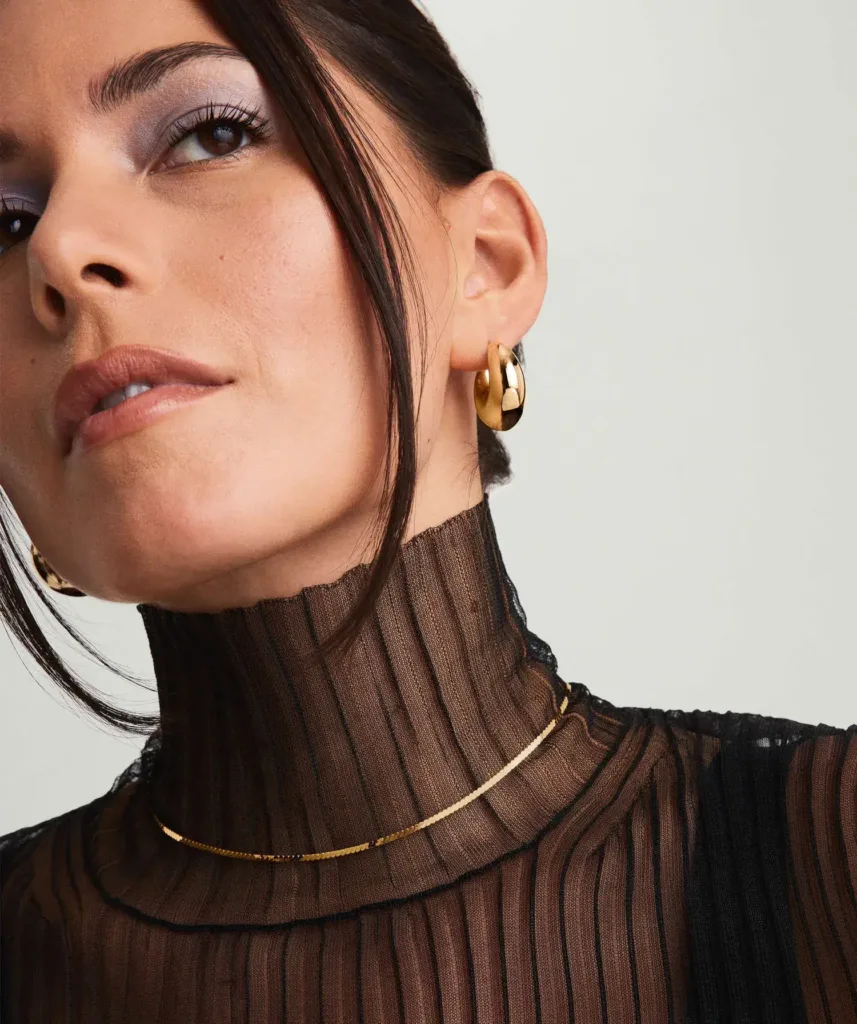 Sculptural Hoops Gold Vermeil