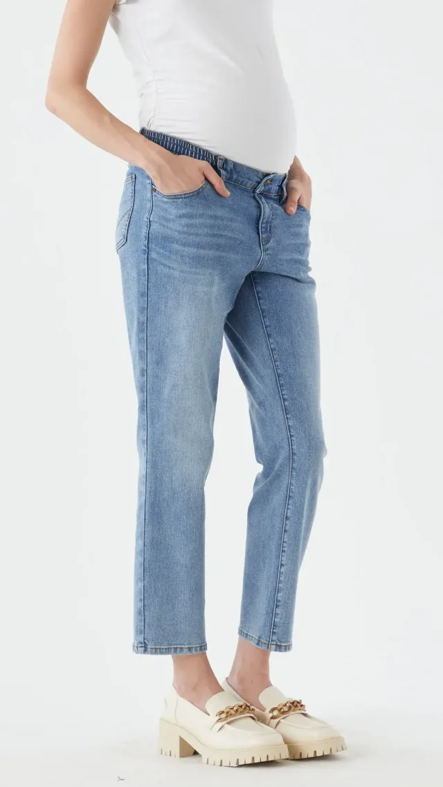Heaven Slim Ankle Jeans Mid Wash