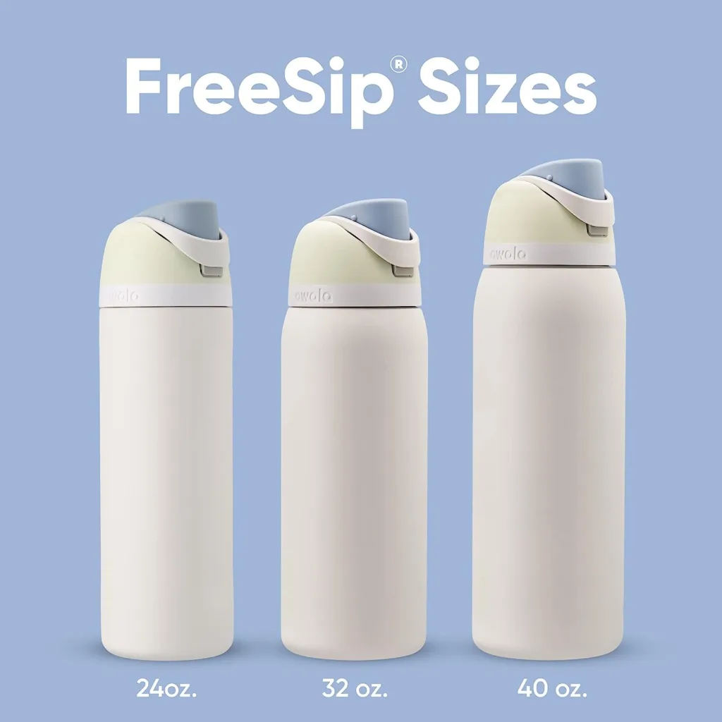 Owala Freesip Insulated Stainless Steel Water Bottle With Straw Marshmallow