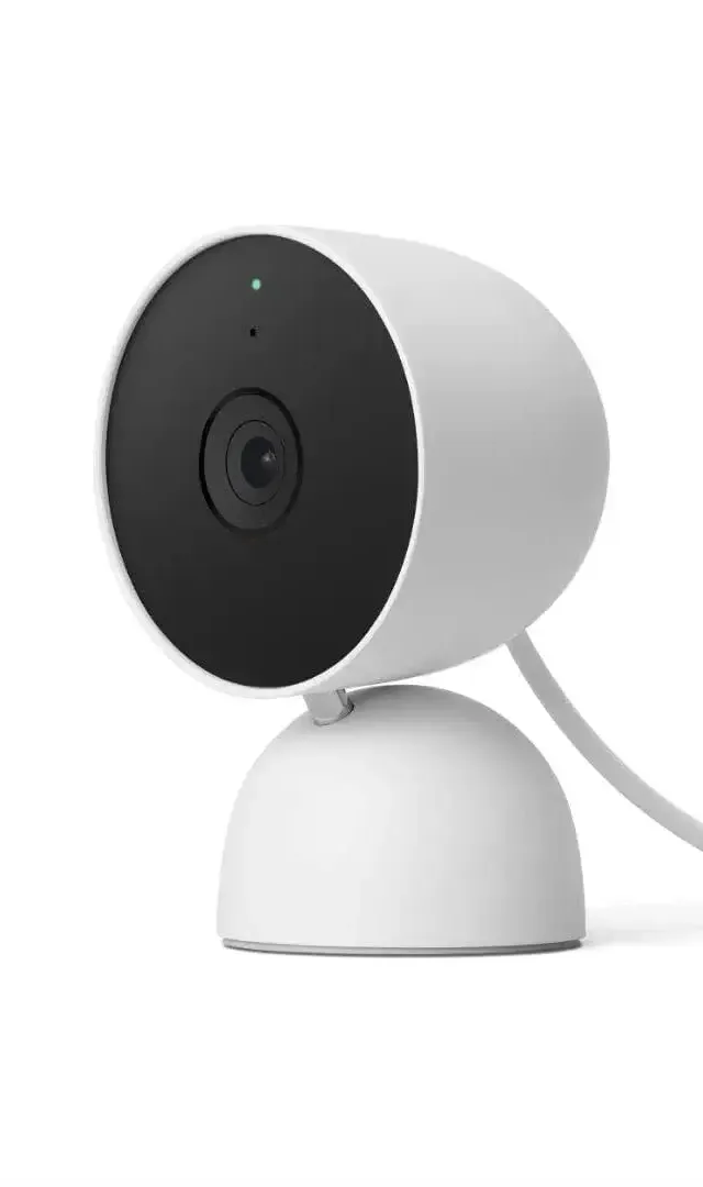 Google Indoor Nest Security Cam 1080P (Wired) Snow